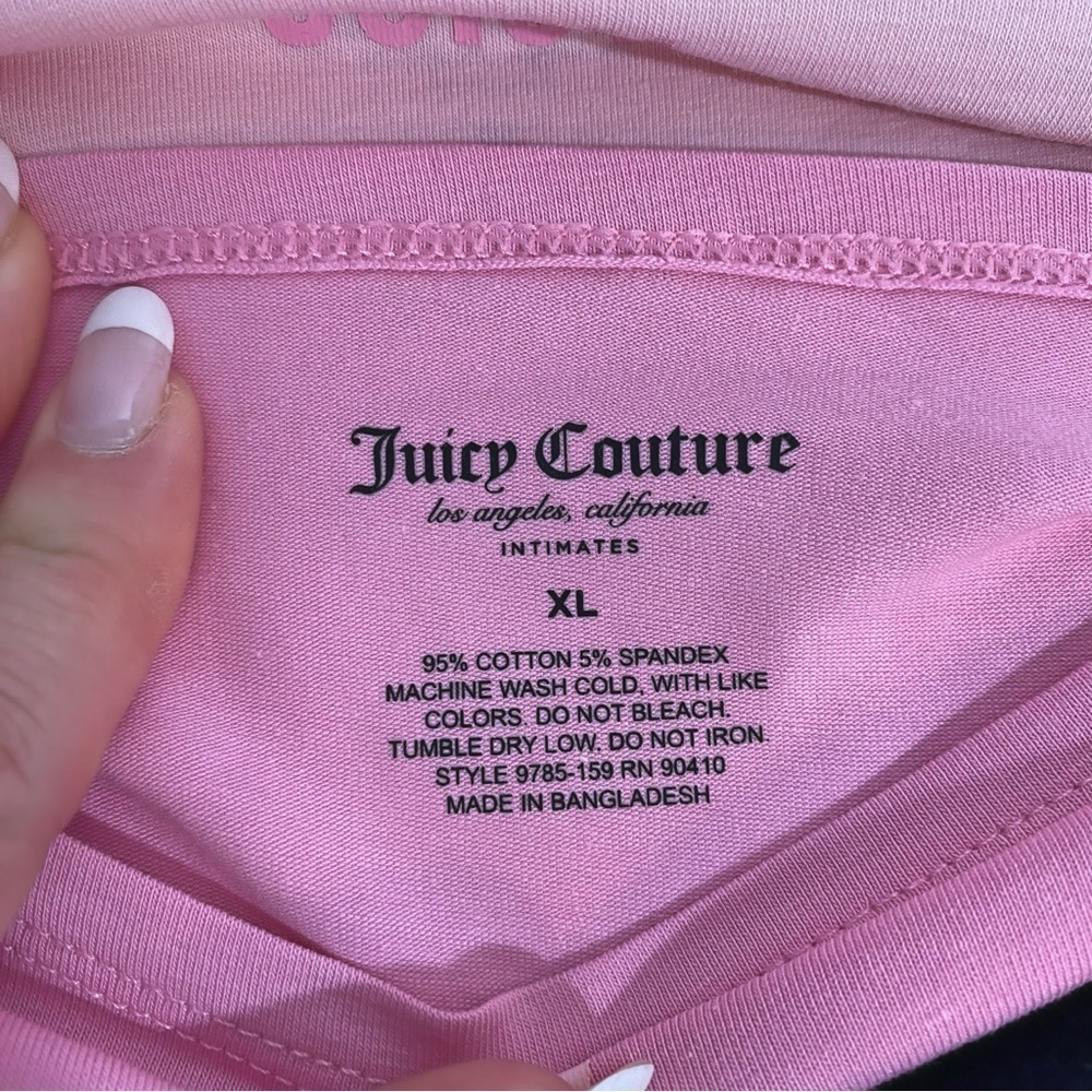 Juicy Couture Black, Pink, Green Hipster Cotton Panty 5 Piece Set Size XL NWT - Picture 9 of 10